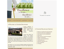 Tablet Screenshot of concordhealthcarenj.com